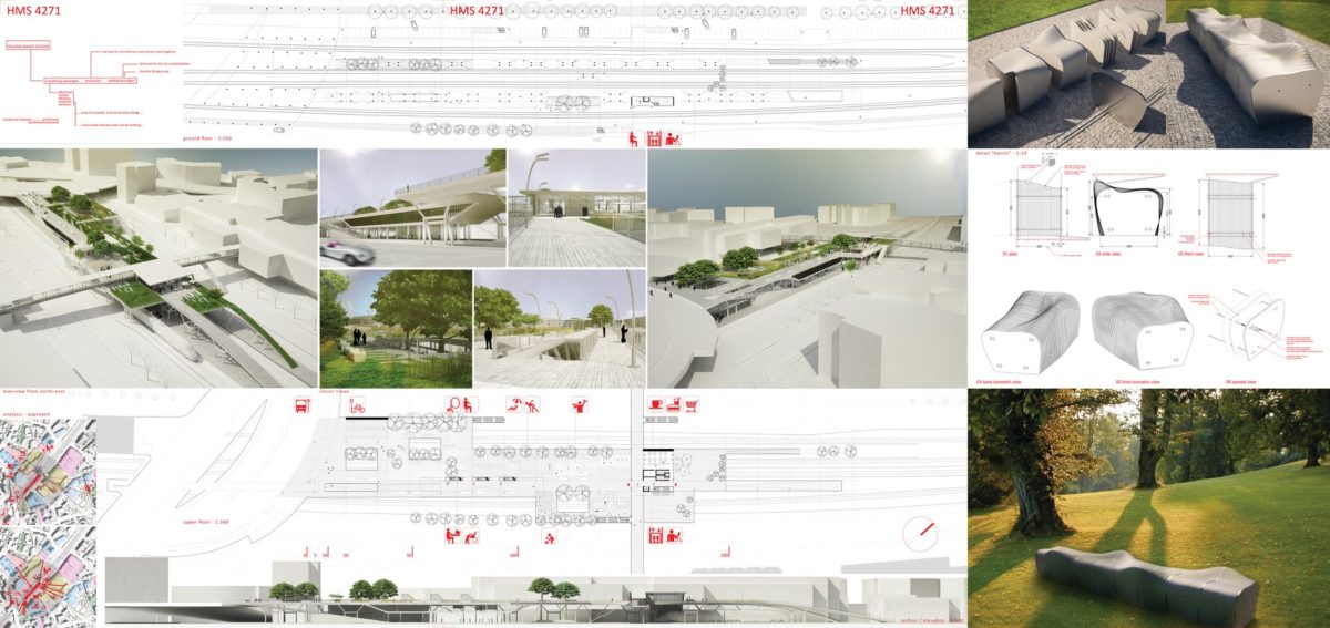 Short list / Bullhorn – Cembrit Design Competition – Suburban railway station